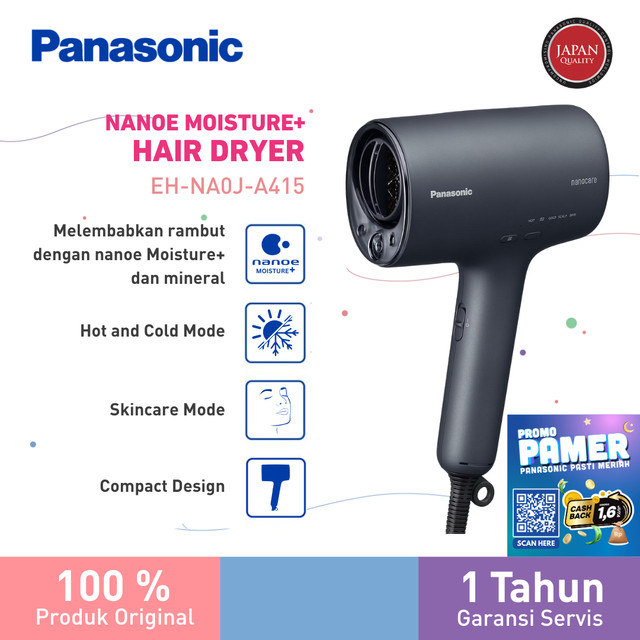 Panasonic EH-NA0J-A ヘアドライヤー　ネイビー Panasonic ヘアードライヤー ナノケア ディープネイビー EH-NA0J-A