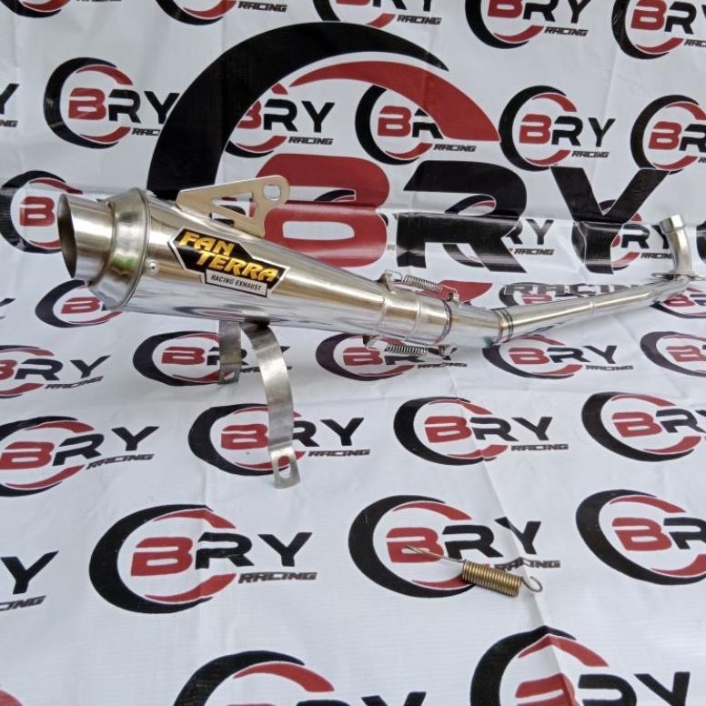 Jual 100% Knalpot Rasing Fantera Supra Karisma Jupiter Revo Smas Shogun ...