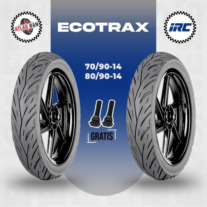 Jual Paket Ban Motor Matic IRC ECOTRAX 70/90 - 80/90 Ring 14 Tubeless ...