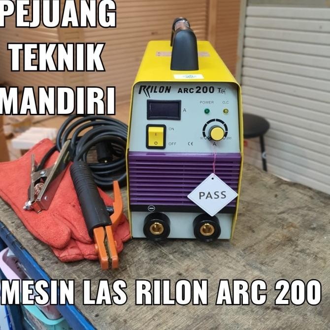 Jual Mesin Las Inverter Rilon Arc 200 / Trafo Las Rilon Arc 200T ...
