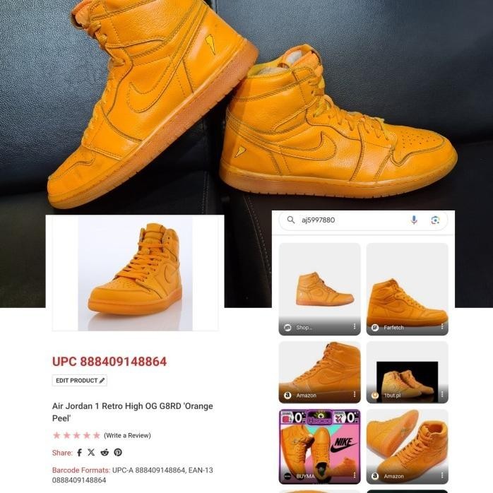 Aj1 gatorade orange best sale