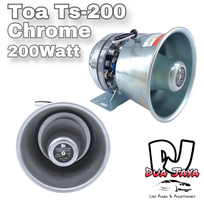 Jual TOA POLISI MOBIL FEDERAL SIGNAL CORPORATION TS 200 CHROME ...