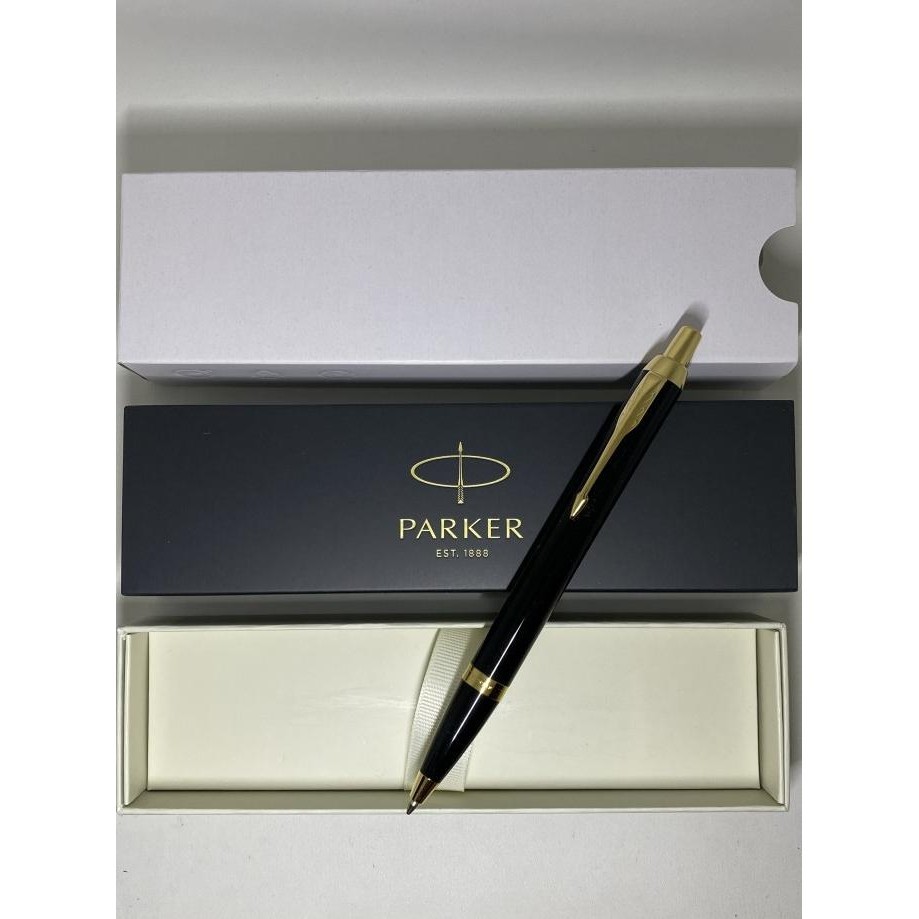 Parker Ingenuity Schwarz GT Rollerball Stift Edle Kugelschreiber Mit