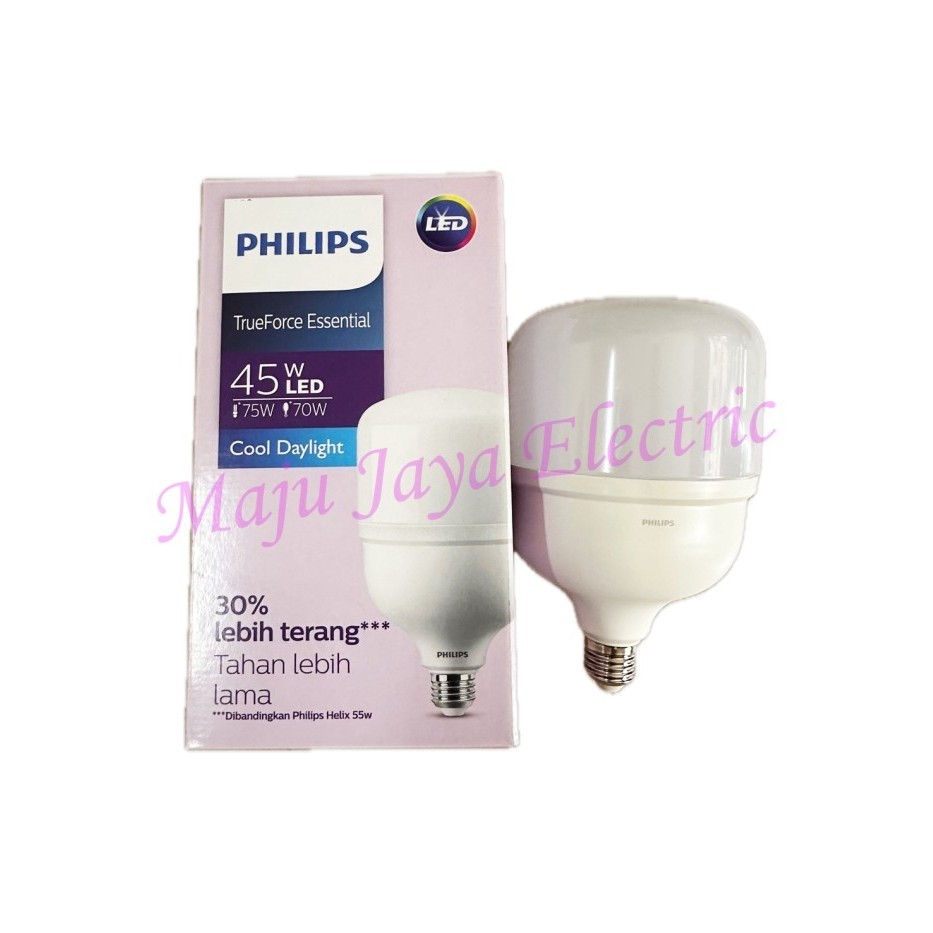 Jual LED Philips TrueForce Essential 45 w Watt Bohlam True Force 45w ...
