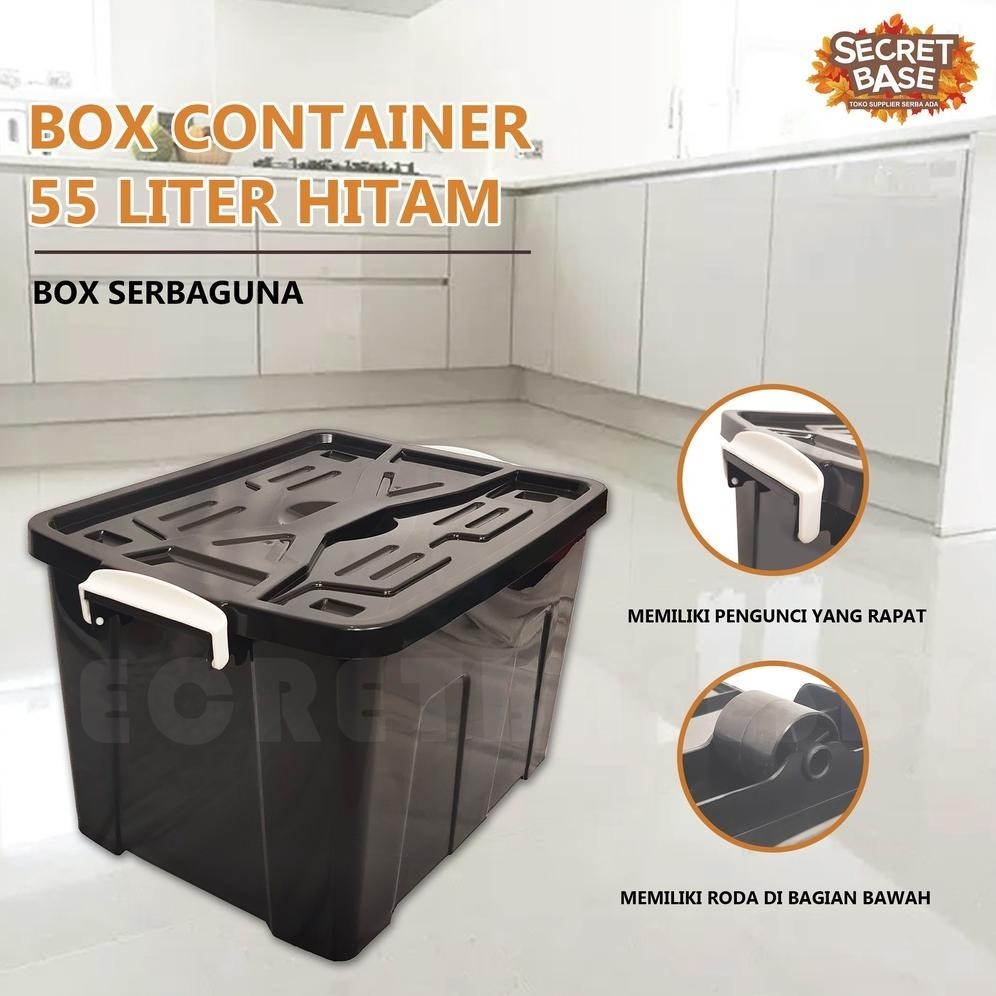 Jual Sale Box Container 55 Liter + Roda - Kontainer Box Plastik ...