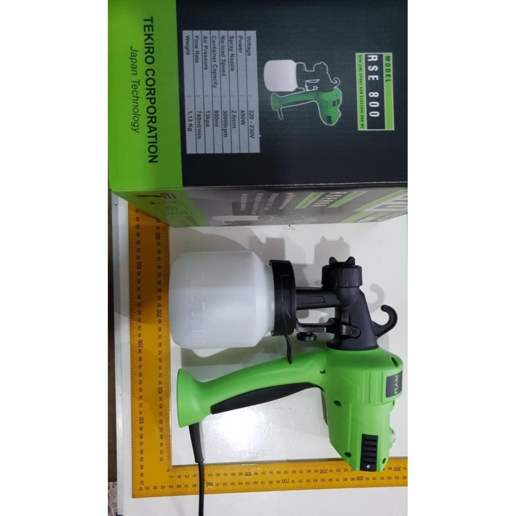 Jual Tekiro Ryu Spray Gun Elektrik Electric Rse800 Paint Zoom Multipro ...