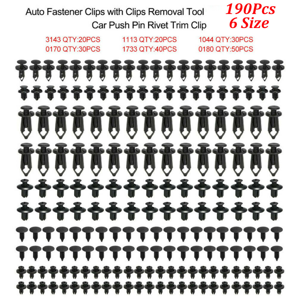 Jual Baut Rivet Universal Car Pin Fasteners Clip 190 PCS | Shopee Indonesia