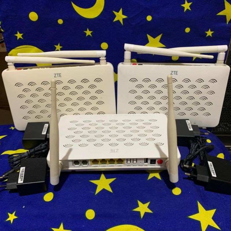 Jual ZTE V1 ZXHN F609 GPON ONT Port Biru Wifi Single Band (Router ...