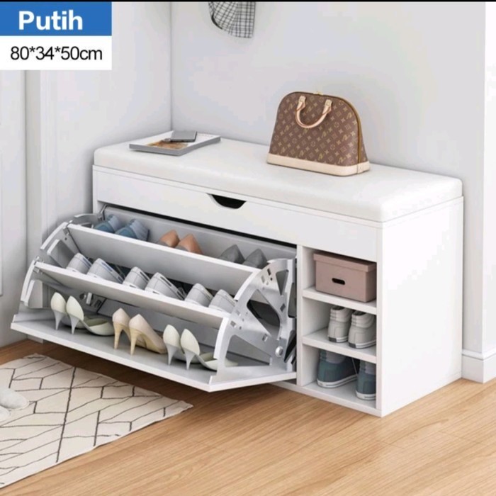 Jual Rak Sepatu Minimalis Modern Tempat Sepatu Rak Bench A9 | Shopee ...