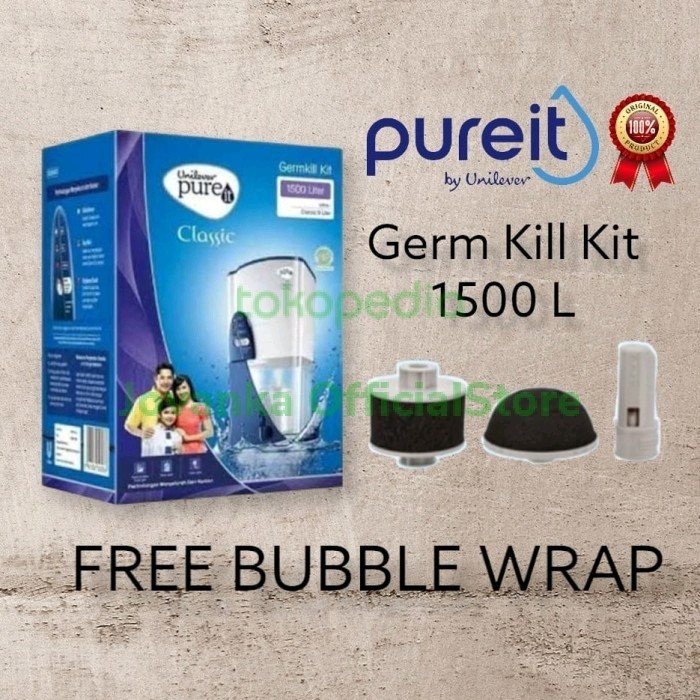 Jual TERLENGKAP Unilever Pureit Pure It Germkill Filter Air 1500 Liter ...