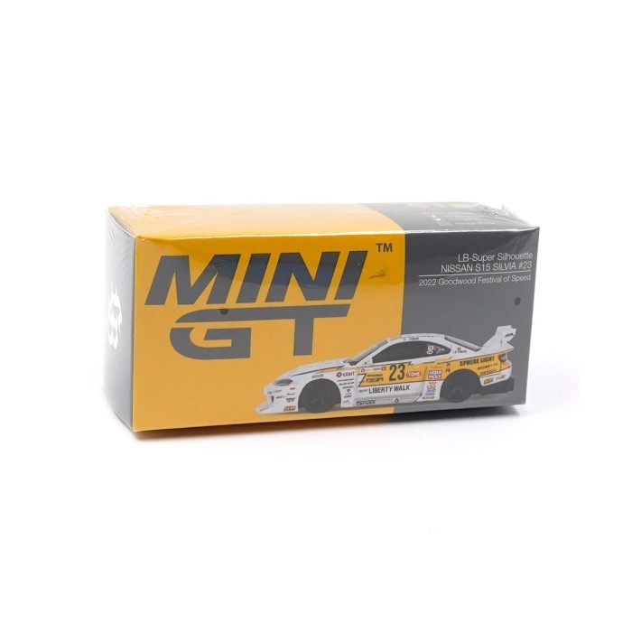 Modellino Mini GT Nissan Silvia S15 LB-Super Silhouette #23 Goodwood 2022 1/64 TSM