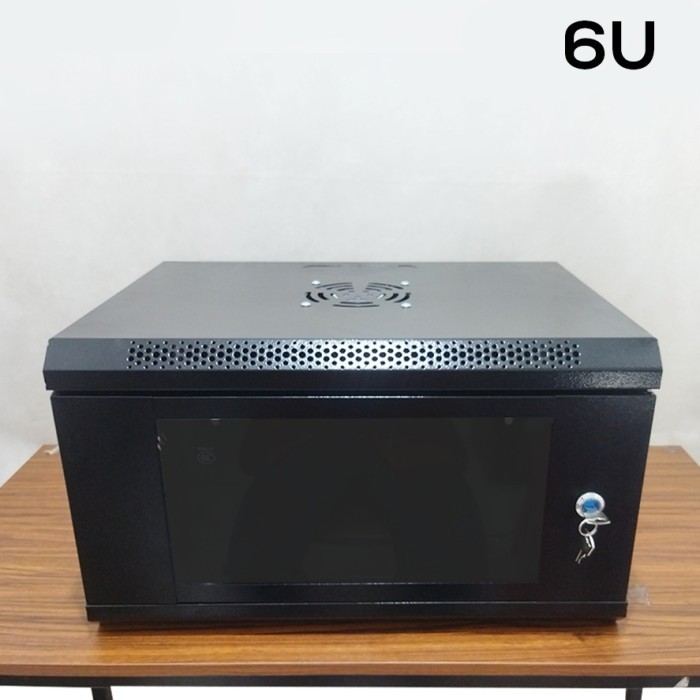 Jual Dijual!! Rack Server 6U / Wallmount Rack 6U - Single Glass Door 6U ...