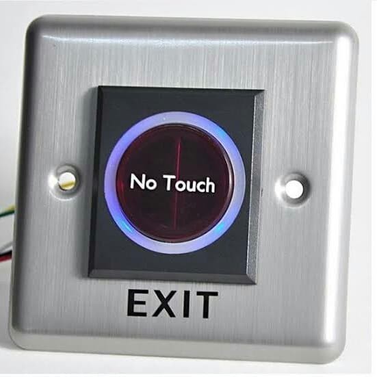 Jual NO TOUCH EXIT SENSOR INFRARED TANPA SENTUH PUSH BUTTON BARU ...