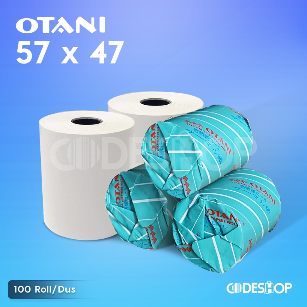 Jual KERTAS THERMAL OTANI 57X47 MM ROLL KASIR THERMAL 57X47MM OTANI