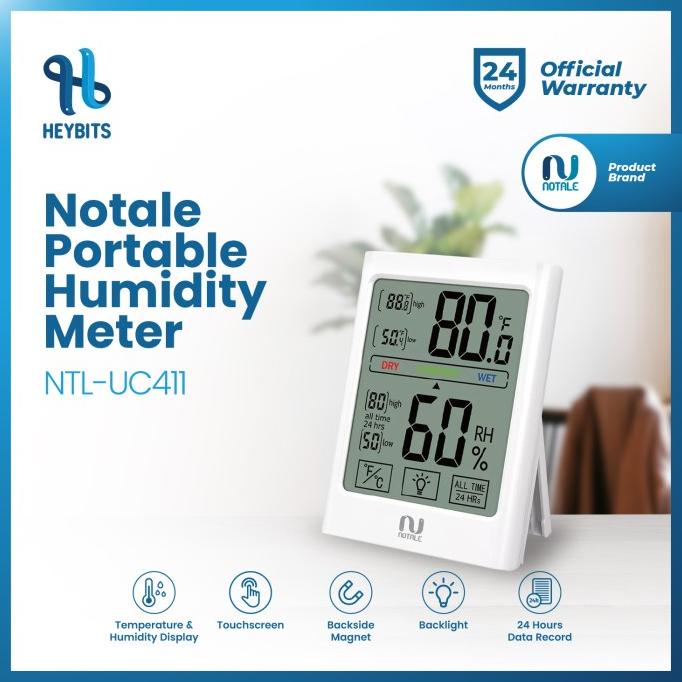 Jual Notale Hygrometer Thermometer Humidity Meter Alat Ukur Kelembapan Suhu Shopee Indonesia