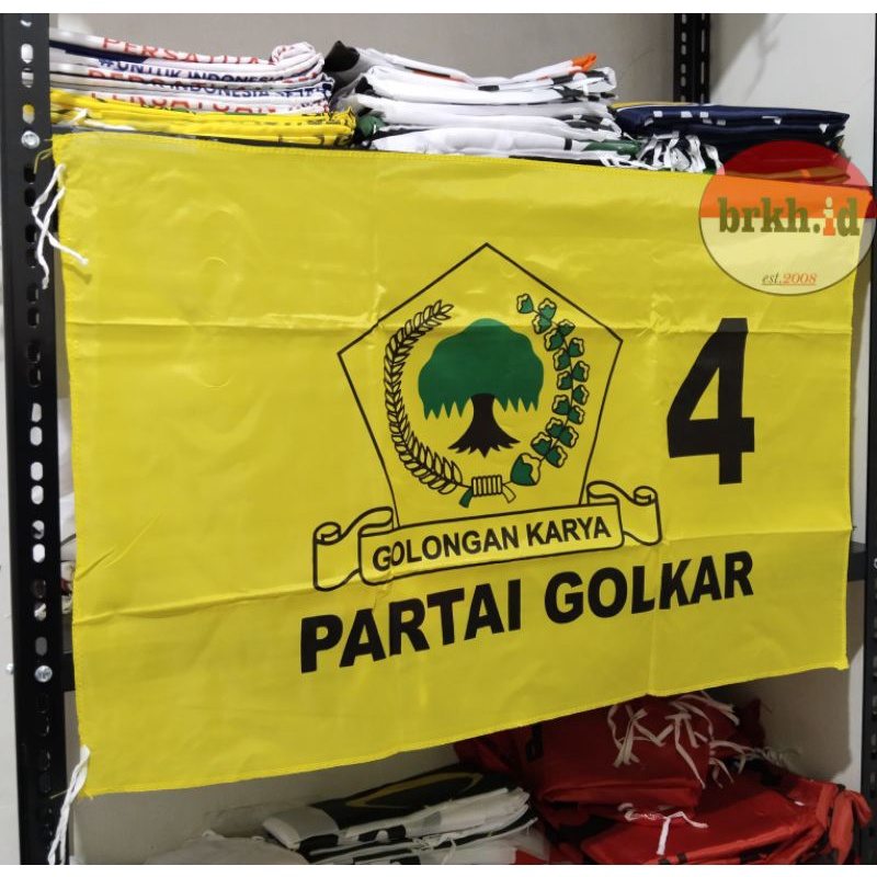 Jual Bendera Partai Golkar 60x90 Partai Golongan Karya Shopee Indonesia