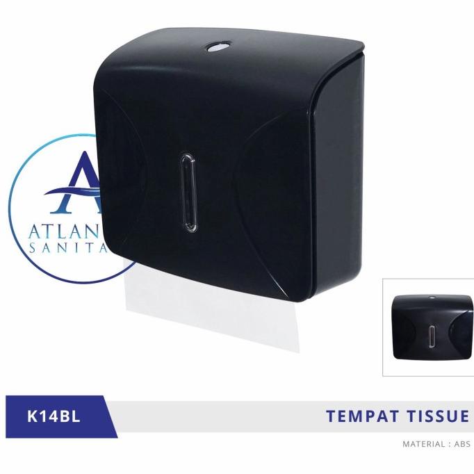 Jual tempat tisu hitam/ tempat tisu lembaran/ tissue kamar mandi ...