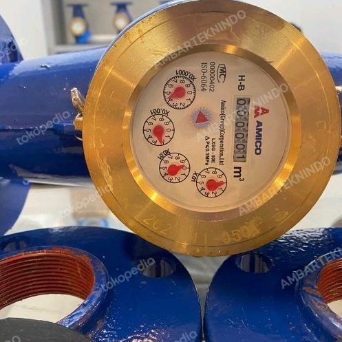 Jual WATER METER MERK AMICO SIZE 2 INCH DN 50 / METERAN AIR AMICO MURAH ...