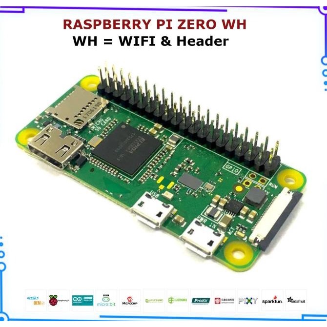 Jual Raspberry Pi Zero W H - Pre-soldered WH | Shopee Indonesia