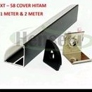 Jual Housing LED Strip Aluminium Cover Hitam 1 Meter XT-58 | Shopee ...