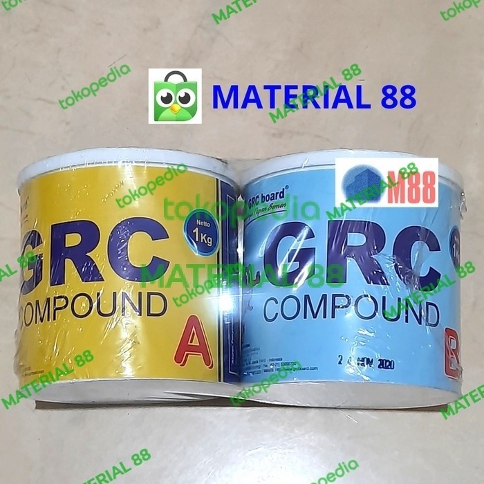 Jual Compound GRC A + B 2 Kg - Kompon Dempul GRC Board | Shopee Indonesia