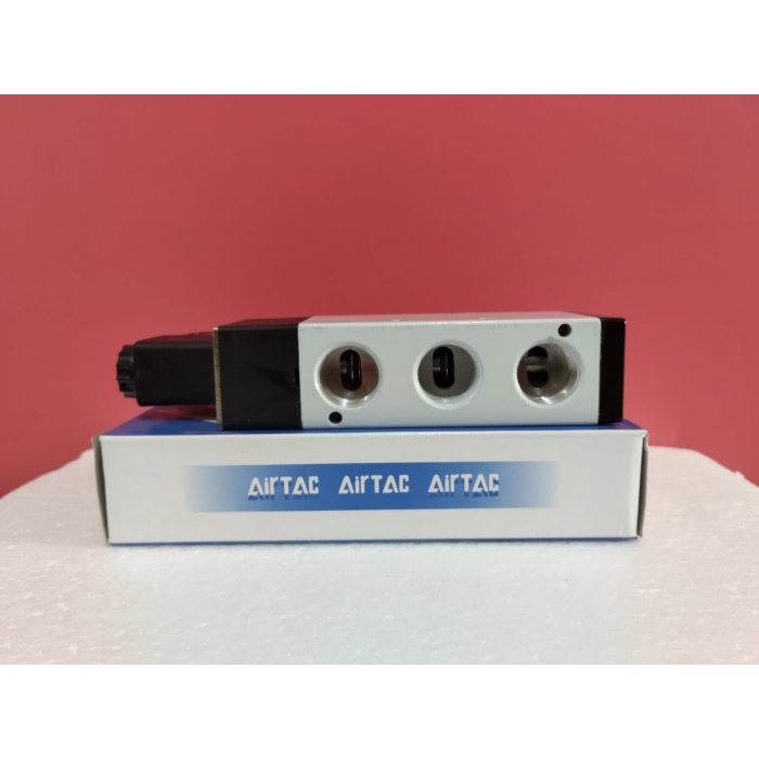 Jual Airtac Solenoid Valve Single Coil 5/2Way Port 1/2" Airtac 4V41015