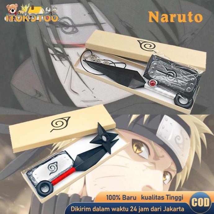 Jual Naruto Mainan Set 3pcs Ikat Kepala Naruto Senjata Naruto Kunai