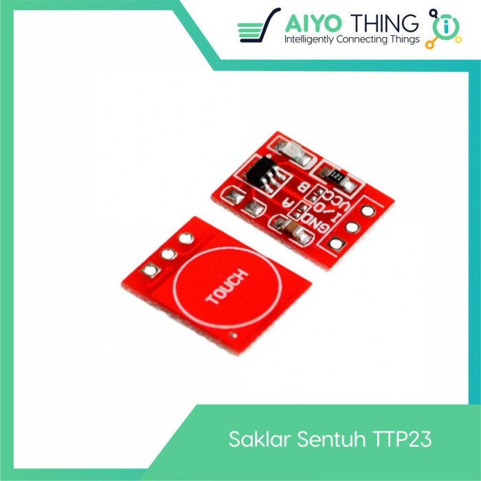Jual Sensor Sentuh Saklar Touch Sensor Capacitive TTP223 Merah Digital ...