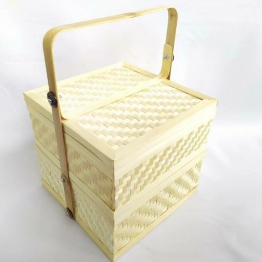 Jual rantang kotak 2 susun 30cm t. +- 23cm | Shopee Indonesia