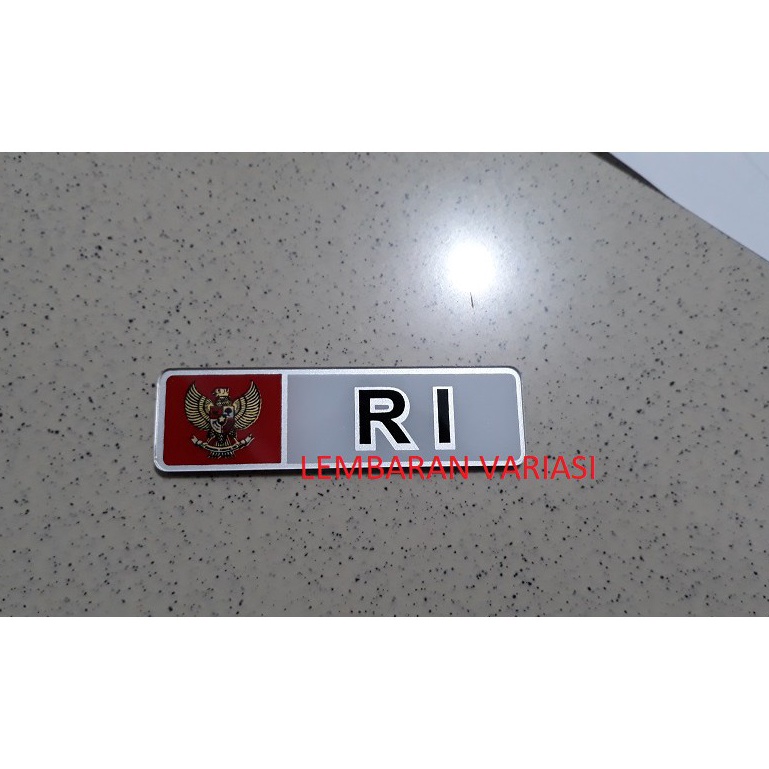 Jual ★★★ ti EMBLEM RI UNTUK PLAT NOMOR c Kemasan Baru Ready Stock ...