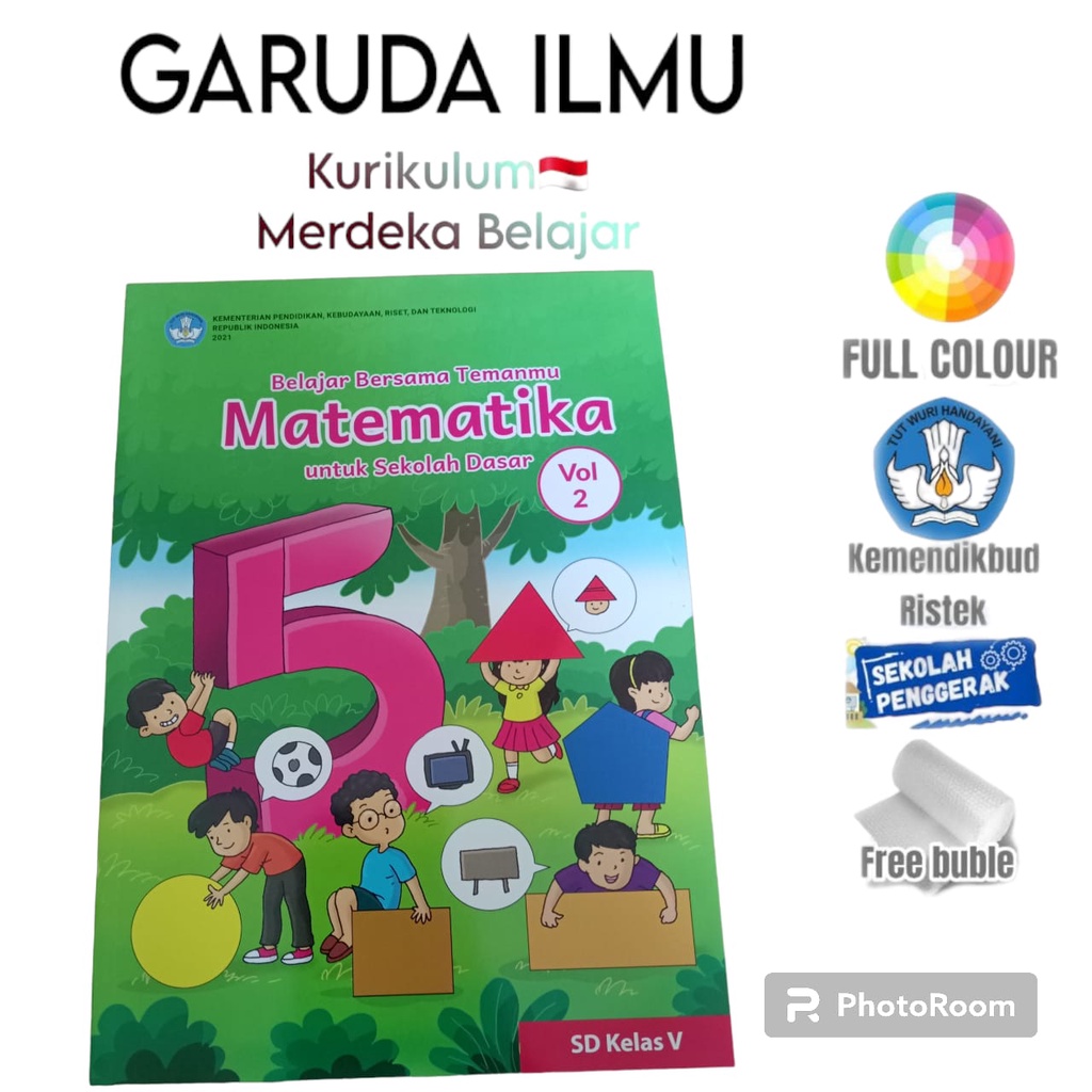 Jual Buku Siswa Matematika Vol 2 SD/MI Kelas 5 Kurikulum Merdeka ...