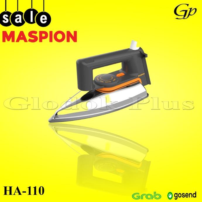 Jual Maspion HA-110 setrika listrik HA110 seterika gosokan stainless ...