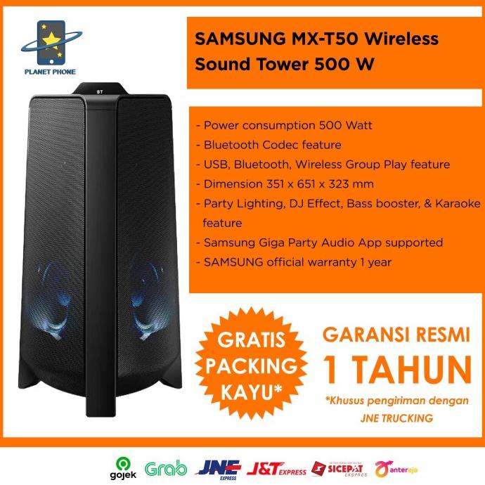 Jual SAMSUNG SOUND TOWER MXT50 SPEAKER TV SOUND SYSTEM WIRELESS