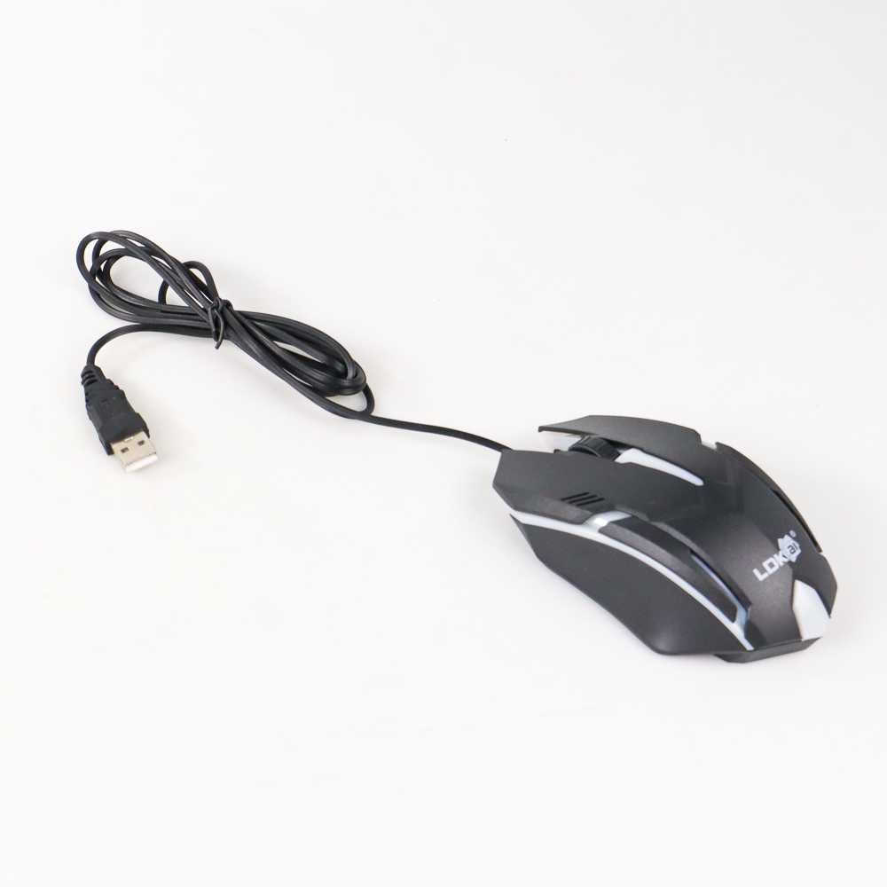 Jual Cod Set Keyboard Dan Mouse Gang Led Rgb Kabel Laptop Pc Berubah ...