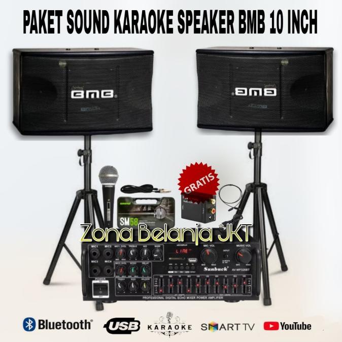 Jual Paket Karaoke Sound System Speaker BMB 10 Inch Original ( B-1 ...