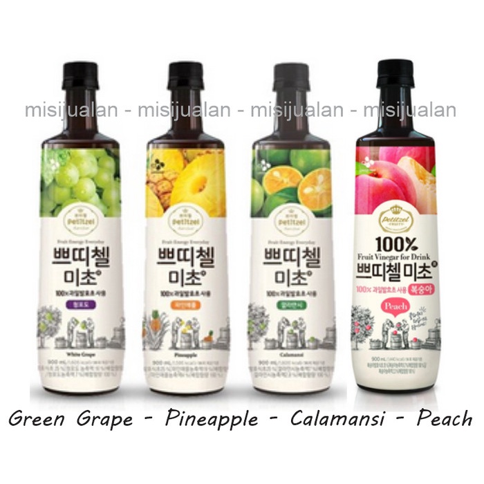 Jual Petitzel Micho Fruit Vinegar Drink Konsentrat Minuman Buah 900ml