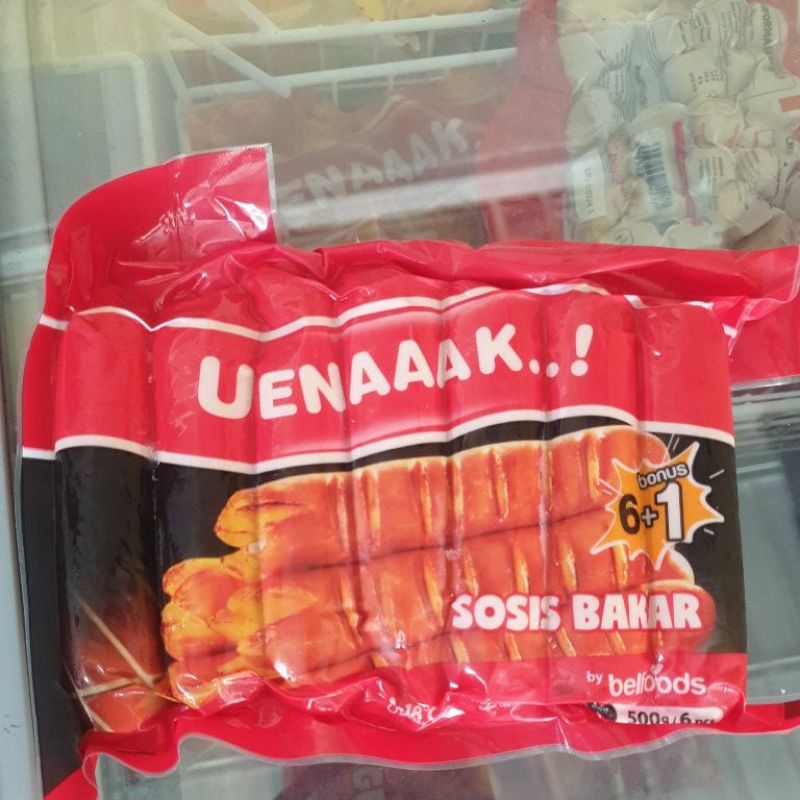 Jual SOSIS BAKAR AYAM RASA SAPI BELFOOD 450gr | Shopee Indonesia