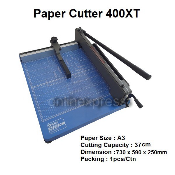 Jual Alat Pemotong Kertas Besar Paper Cutter A3 Origin 400xt Shopee