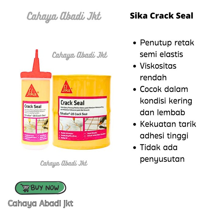 Jual Sika Dur Sikadur Crack Seal Sikadur A B Ml Shopee Indonesia