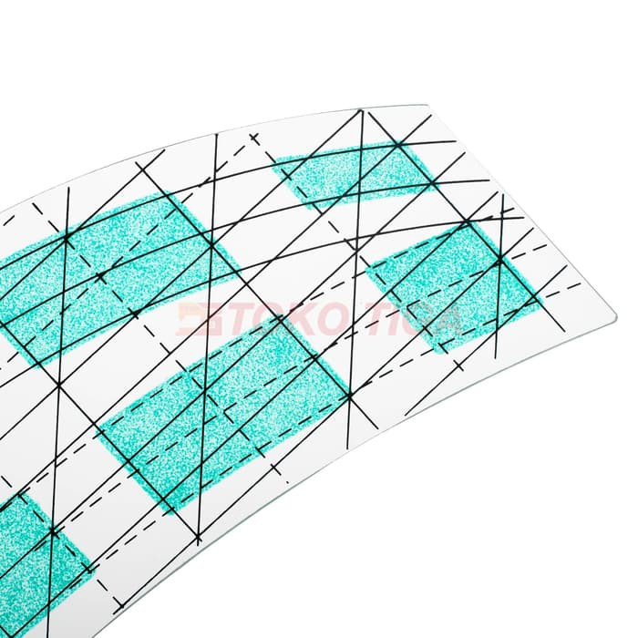 Jual Freemo Arc Ruler Template / Ggaris Quilting Multifungsi (Kg-4700 ...