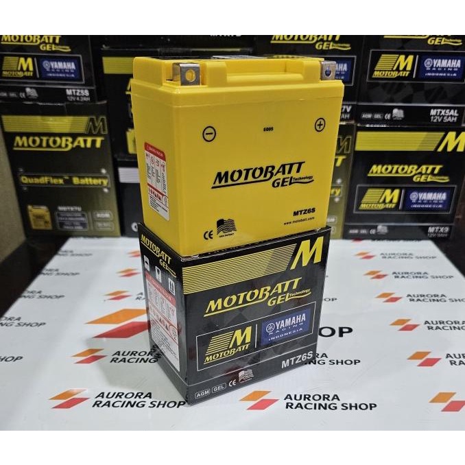 Jual AKI MOTOBATT MTZ6S NEW NMAX 155 / NEW AEROX 155 / LEXI 125