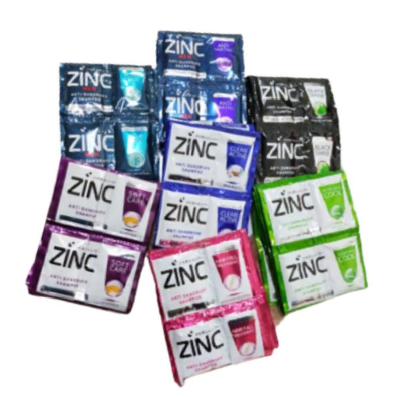 Jual Shampo Zinc 6 Sachet x 2/Shampo Zinc Sachet 10 ml/Zinc Variant ...