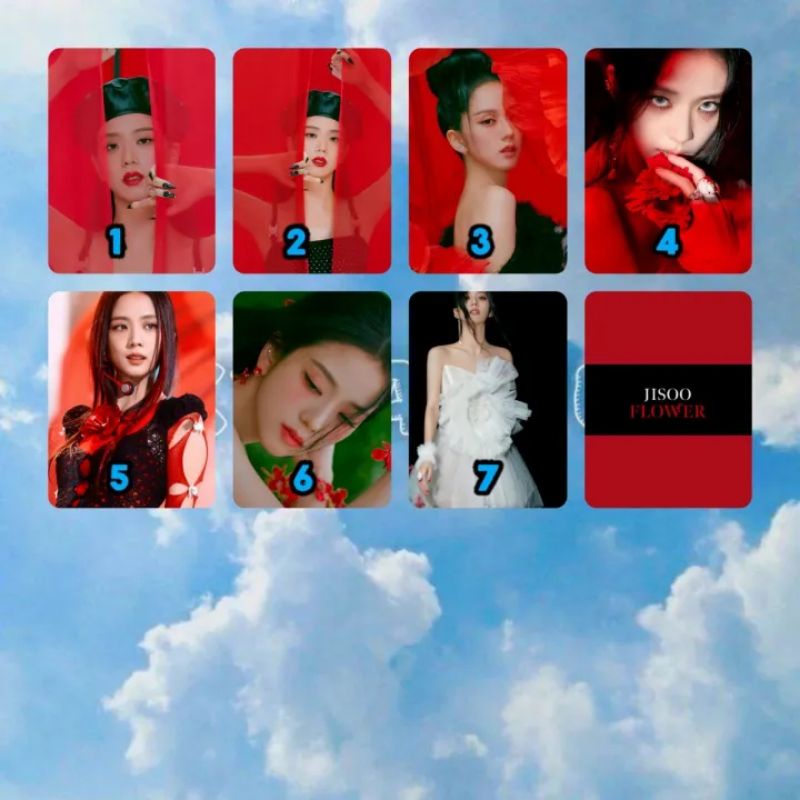 Jual foto album PHOTOCARD BLACKPINK FLOWER JISOO - PHOTOCARD JISOO - PC ...