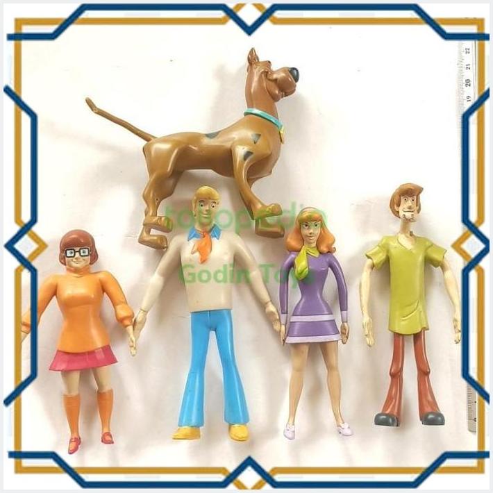 Jual Gdt Scooby Doo Shaggy Fred Velma Daphne Bendable Figure Complete Set Shopee Indonesia 5650