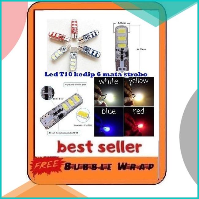 Jual Lampu LED T10 gel jelly silicon / Sein Senja T10 Silicon Jelly LED ...