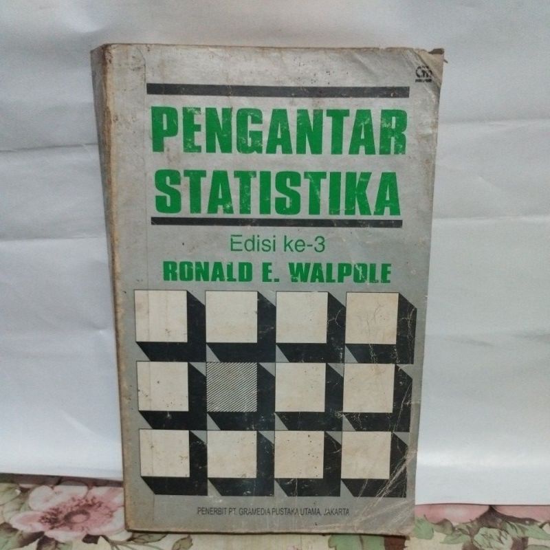 Jual BUKU PENGANTAR STATISTIKA EDISI 3 WALPOLE | Shopee Indonesia