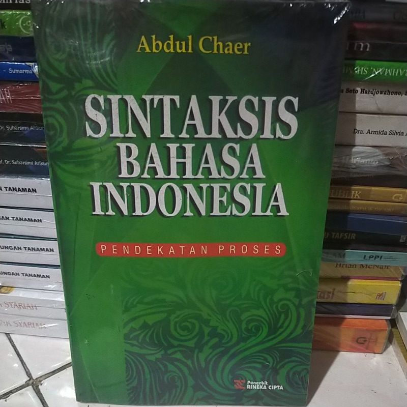 Jual Sintaksis Bahasa Indonesia By Abdul Chaer | Shopee Indonesia