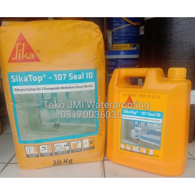 Jual Sika Sikatop 107 Seal AB, 25kg Set (A = 5 Kg + B = 20 Kg) | Shopee ...