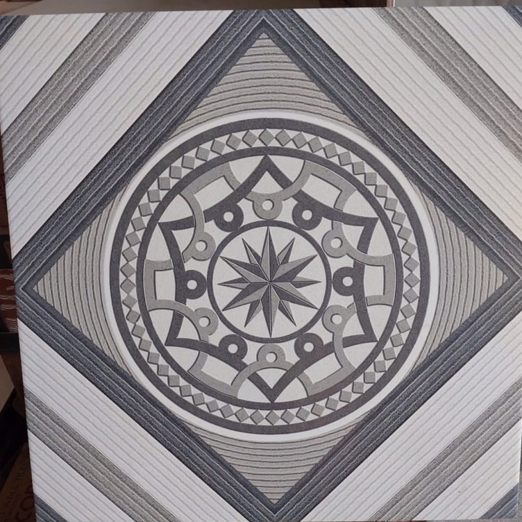 Jual [ART. U33N] keramik lantai 50x50 motif batik (mate-doff)/ keramik