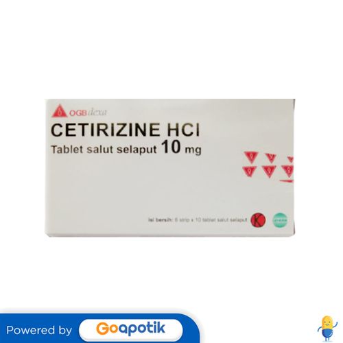 Jual Cetirizine Ogb Dexa Medica Mg Box Kapsul Shopee Indonesia